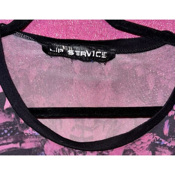 LIP SERVICE Mens XL Playing God More Human Than Human Chimera Alien Cyborg Shirt - Picture 5 of 10